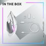Logitech G502 X PLUS LIGHTSPEED Wireless RGB Gaming Mouse - Optical mouse with LIGHTFORCE hybrid switches, LIGHTSYNC RGB, HERO 25K gaming sensor, compatible with PC - macOS/Windows - White Image 8