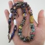 Antique Venetian Style Mix Glass Beads Necklace Image 7