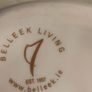 Belleek Living Porcelain Sand wave Ivory Tealight Votive Candle Holders x2 NO BOX. Image 5