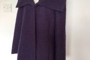 ALFANI Ladies Purple wool blend short coat US Size 14 Size Uk 18 includes postage