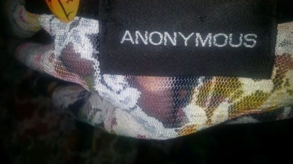 Anonymous floral top beachwear size UK20 EU48 Postage included