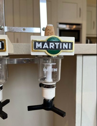 Martini Bar Man Cave Stand Alcohol Liquor Optic Spirit Dispenser