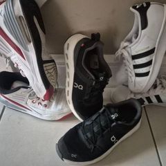 Trainers 3 pairs second hand good quality