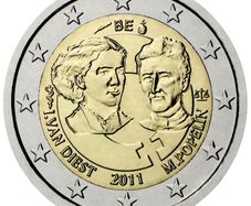 Belgium 2 Euro Commemorative Coin 2011 - International Women's Day. Uncirculated.
