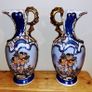 Pair of Antique porcelain vases late 19th century Image 2