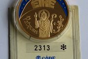 Ireland ECU  Saint Patrick 1993 Gold Plated