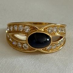 Boucheron Sapphire & diamond ring