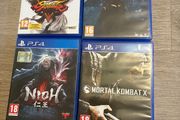PS4 Game Bundle Street Fighter V Injustice 2 Mortal Kombat X Nioh