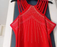 Stunning Red Debs/Evening Dress