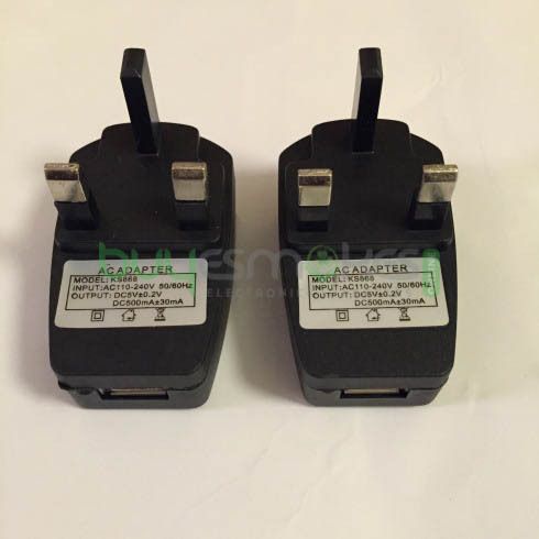 3-Pin USB Wall Adapter Charger