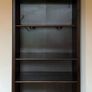 IKEA MARKOR Solid Wood Bookcase with Lights, and TV Unit Set. Dark Brown, Excellent condition Image 2