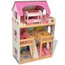 3-Storey Dollhouse Wood 60x30x90 cm Image 7