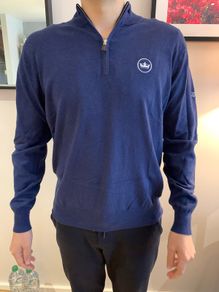 Peter Millar Men's Golf Quarter Zip Sweater