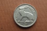 Irish Republic. 1940 Irish Three Pence