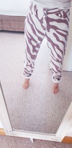 Shein Zebra Pattern Jeans - Size 10