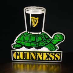 Guinness Retro Style Tortoise Lightbox