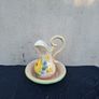 Ceramic orange washing bassin set postage possible Image 2