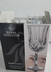 New vintage crystal white/Red wine glasses