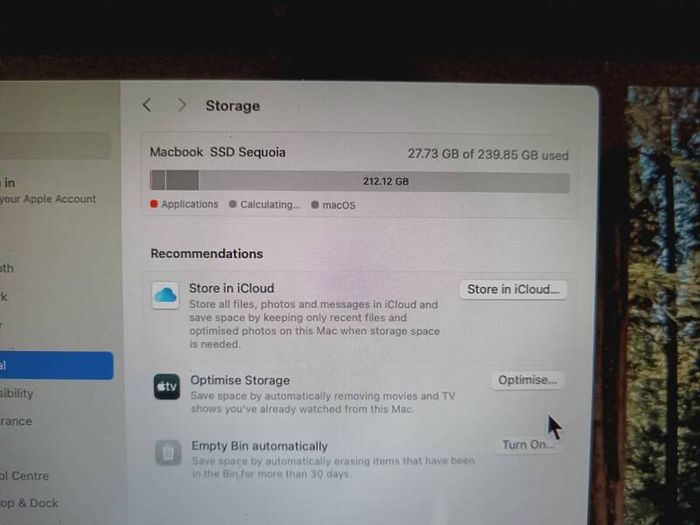 MacBook pro 16GB memory, 15 inch screen, 256GB SSD storage . Sequoia IOS 15.1  power supply 85 watts   . Video card Intel 4000 HD 2.6 Ghz CPU quad core