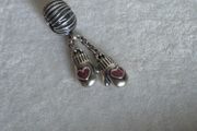 Genuine Pandora winter mittens dangle charm very good condition