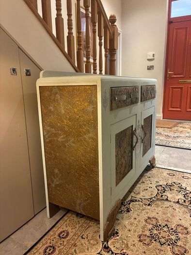 Upcycled Solid Wood Sideboard - The Finicky Fox Cafe design