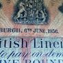 British Linen Bank Five Pound Note. Dated 6th June 1956. Image 3