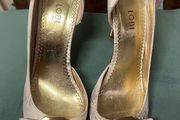Lodi leather high heel sandals