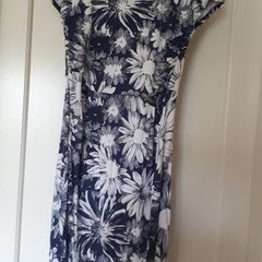 Fenn Wright Manson Blue White Dress Size 12
