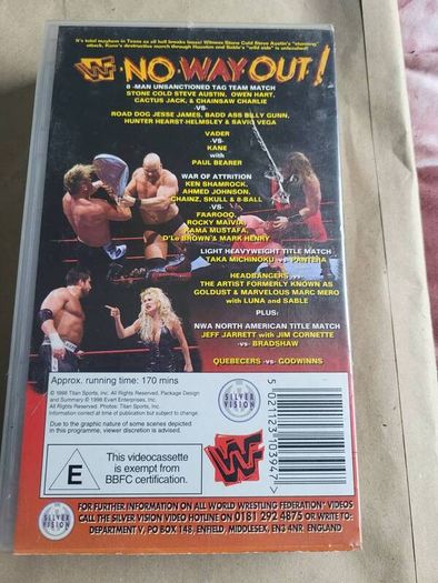 WWF vhs