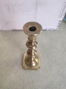 Small Brass Candle Stick Holder.