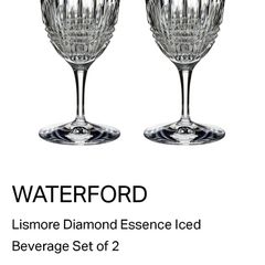 Waterford crystal glasses