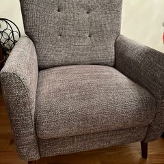 Recliner material chair