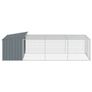 Dog House with Run Anthracite 153x396x110 Image 2