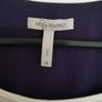 Navy polka dot Bravissimo V-neck, viscose dress, Size 16 Image 3