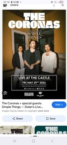 concert coronas 29th limerick