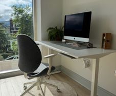Jysk Standing Desk and IKEA office chair