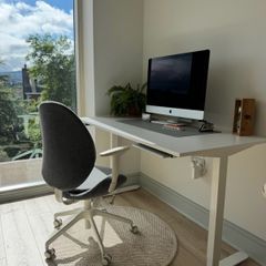 Jysk Standing Desk and IKEA office chair