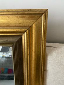 sofa and mirror
