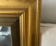 sofa and mirror