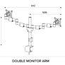 Leap Double Monitor Arm Image 4