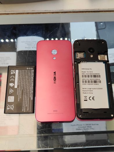 Nokia 225 TA-1610 2.4" 4G Dual Sim  Unlocked Pink Mobile Phone/ Used