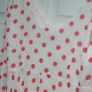 Long dress size 12 Myleene Klass lovely soft pink and red poka dot hard to show colour in photo Image 6