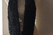 Claire's scarf black faux fur - New with tags