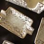 Vintage Empire Ware cigarette cases gold chintz Image 5
