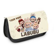 Labubu dols printed Personalised Pencil Case / Make up bag / back to school stationary