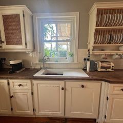 Kitchen, windows, patio doors