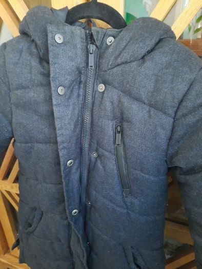 Girls jacket Reserved size 7-8 years dark grey