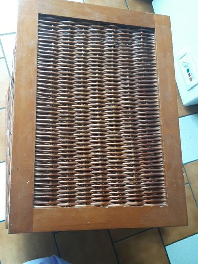 bedroom laundry storage basket. nice and clean. size 56Hx45W x34Dcm