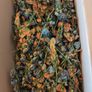 blue rustic faux flowers bundle artificial Image 4