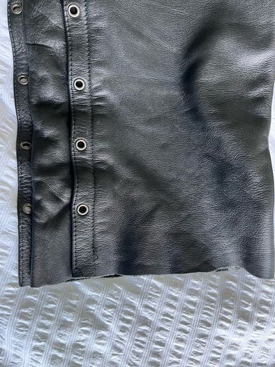 Leather biker trousers - Raberg